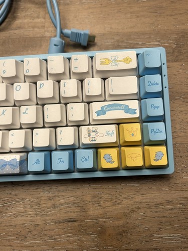 Tastiera meccanica ufficiale Akko Cinnamoroll 3087 3108 PBT gioco tastiere cablate - Foto 4 di 6