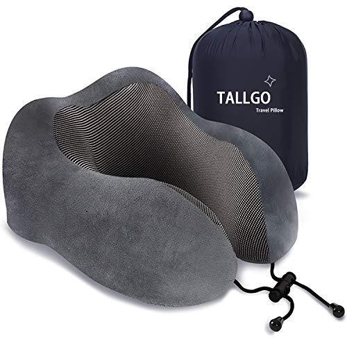 Travel Pillow, Best Memory Foam Neck Pillow Head Support Soft Pillow for-image