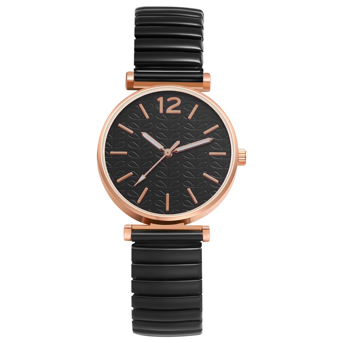 Women Floral Dial Analog Wristwatch Quartz Bohemia Elastic  display picture 1