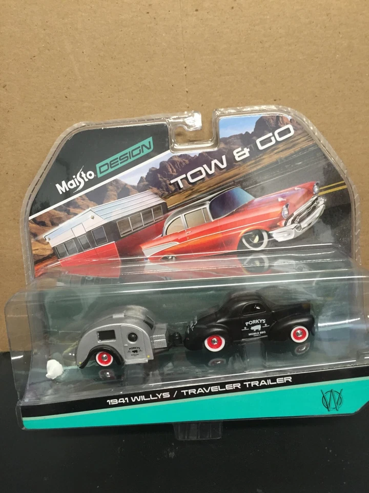 1:64 Maisto 1941 Willy's / Traveler Trailer - Image 3 of 3