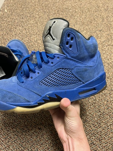 Nike Air Jordan Retro V 5 "Royal Blue Suede" Men's US 136027-401 Size 9.5 Men - Picture 19 of 22