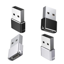 Type C Female to USBA Male Adapter Laptop to Phone Charger Data Converter Alloy