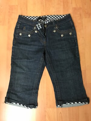 NEUwertig! süße Marken Sommer-Jeans * Esprit * hübsche Details * Mädchen Gr. 164