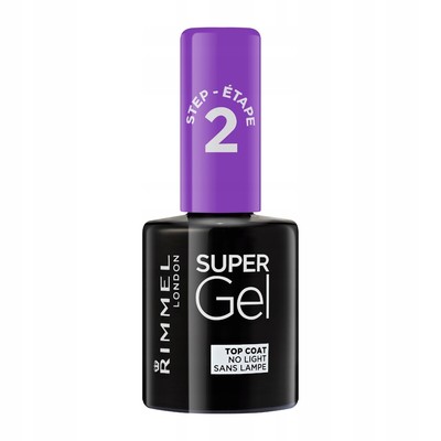 Top Coat Super Gel Rimmel 12ml Opaker Fixier-Nagellack