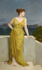 Greek goddess classical oil painting HD Printed on canvas L1686