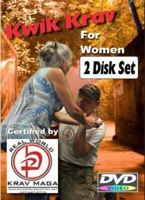 WOMEN'S DEFENSE KIT, Krav Maga DVD's, Oak Kubotan Key Chain, & DVD, Work Out DVD