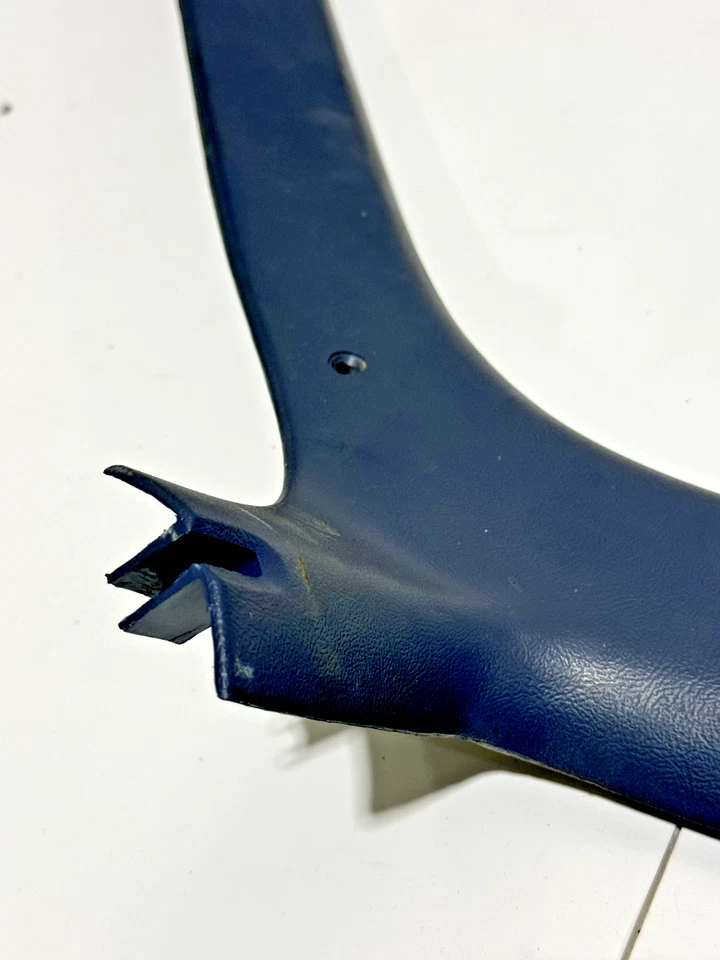 1987-1991 Ford XLT Lariat Bronco F-150 F-250 Truck A-Pillar Trim Passenger Blue - Image 3 of 4