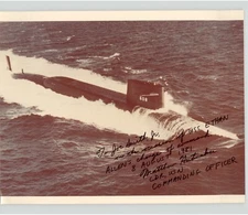 Ethan Allen-Class Submarine USS ETHAN ALLEN (SSBN-608) c.1970s Press Photo
