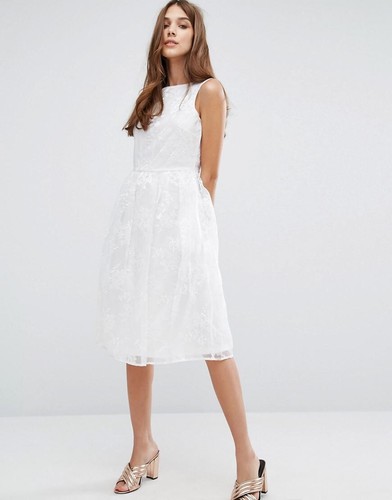 Womans Vero Moda White Woven Lace 