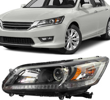 Headlight Assembly Compatible with 2013-2015 Honda Accord 4-Door Sedan Halogen H