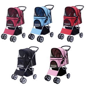 Poussette Pour Chien Chat Chariot Animaux 4 Roues Freins Toit Sac Pliable Ebay Poussette Pour Chien Chat Chariot Animaux 4 Roues Freins Toit Sac Pliable Ebay