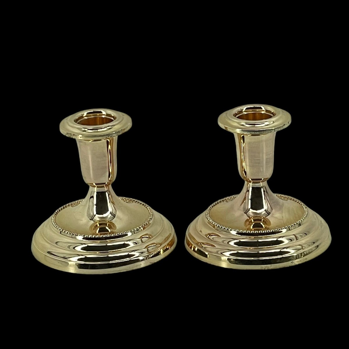 シルバー製品ジャンク約80グラム Set of 2 Vintage Gorham Japan Newport Silverplate Weighted
