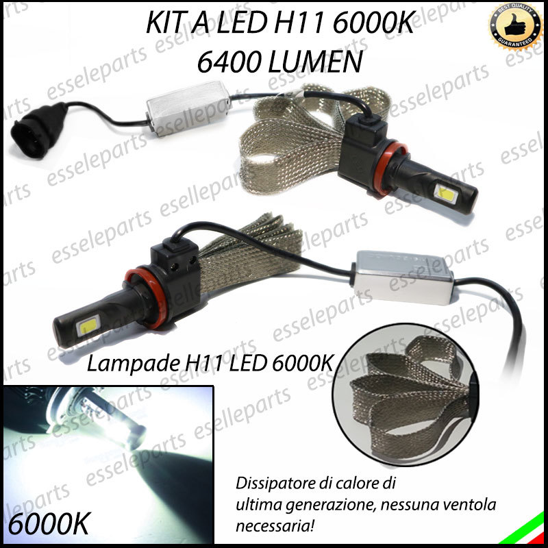 Kit LED H11 Alta Potenza Per Fari - Garanzia 5 Anni E Spedizione - Foto 10