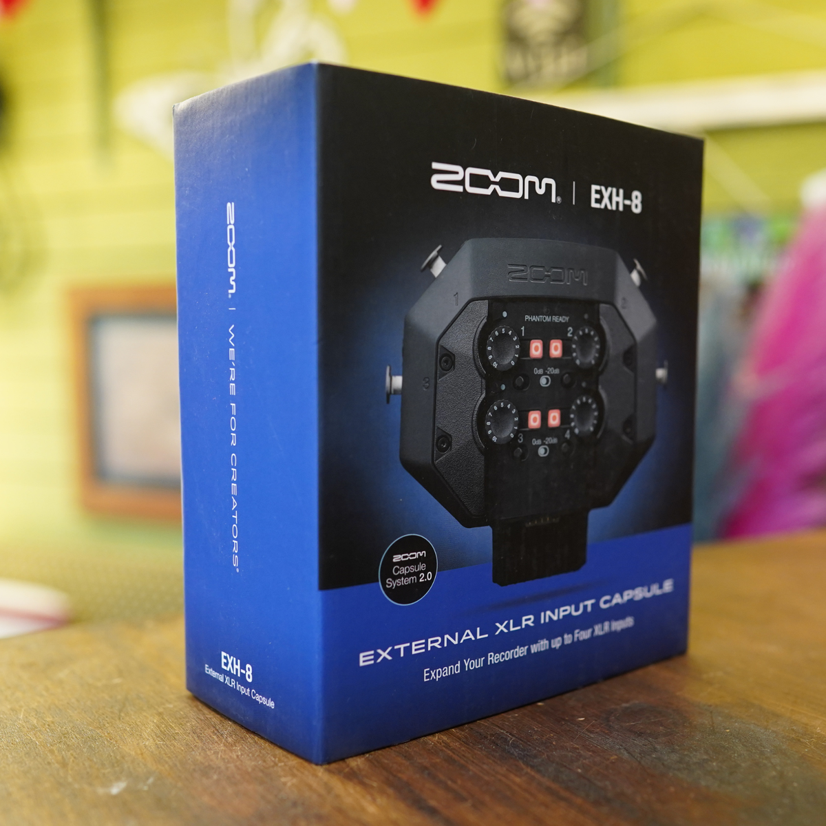 Zoom EXH-8 XLR Capsule with 4 Microphone Inputs for H8 Recorder