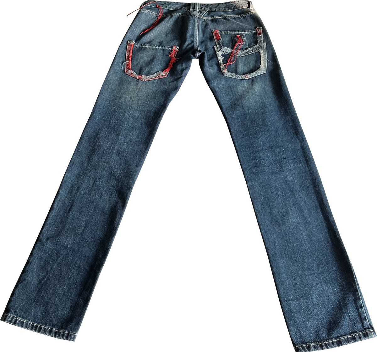 Pantalon Jean Vintage Girbaud Taille 40 Femme - Style Boyfriend, Bleu | Occasion Très Bon état