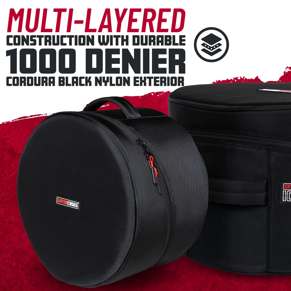 Gator Cases ICON Series Premium Snare Drum Bag; 14" x 5.5"; (GP-ICON-1455SD) - Image 3 of 4