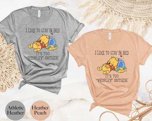 Disney Winnie The Pooh Shirt, Cute Pooh Bear Shirt, Pooh Family Matching Shirt, - Picture 4 of 10