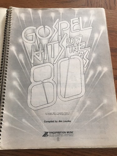 Gospel Hits Of The 1980s Vintage Songbook - Picture 3 of 3