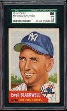 1953 Topps Baseball #31 Ewell Blackwell SGC 7.5