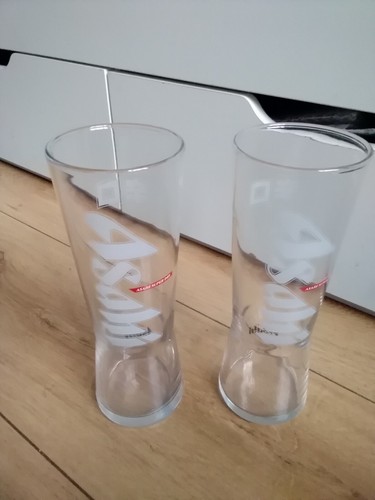 2 X ASAHI New Branded Pint Lager Beer Glasses - Picture 8 of 11