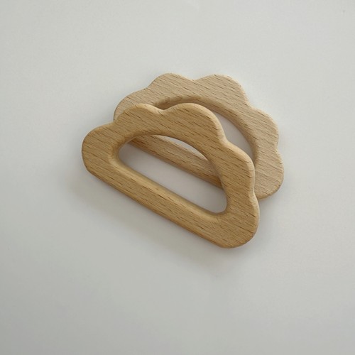 Natural Beech Wood Animals Teething Pendant Baby Teether Toy DIY Jewelry Making - Picture 18 of 21
