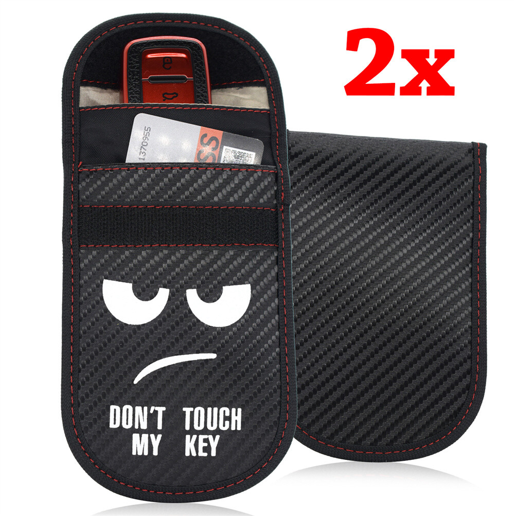 Carbon Fiber RFID Signal Blocking Faraday Bag Cage Protector for