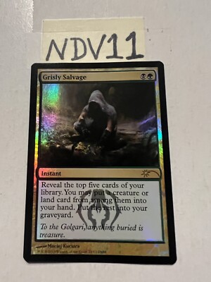 MTG FOIL Grisly Salvage Promo
