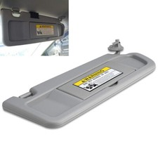 Grey Passenger Side Right Sun Visor For 2006-2011 Honda Civic Sedancoupe