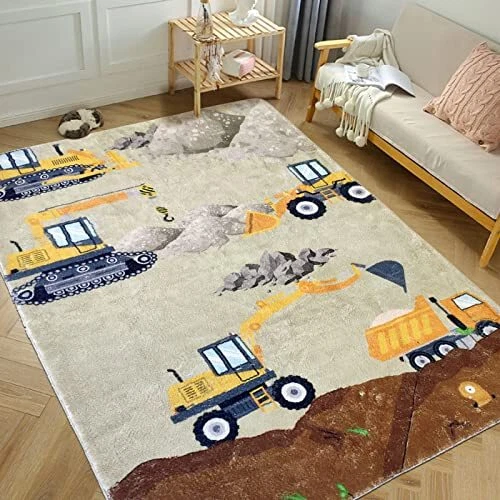 Construction play store rug