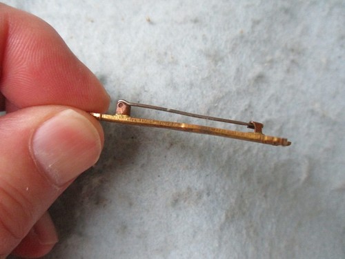 WWI Army Artillery Officer Insignia Cross Cannons Pin Back Spanish American War - Bild 3 von 3