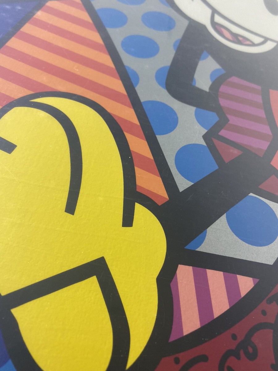 Romero Britto x Disney Mickey Mouse serigraph S/N out of 500