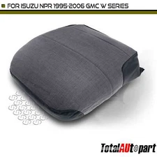 Dark Gray Seat Bottom Cover for GMC W4500 Forward 1998-2006 Isuzu NPR Front LH