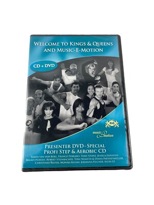 Kings & Queens Profi Step & Aerobic CD Presenter DVD Special musicEmotion NEU