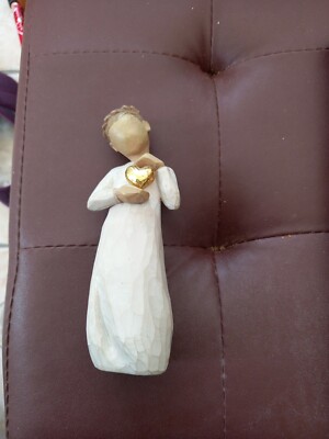 Schöne Willow Tree Keepsake Figur OHNE BOX Resin Beige S.Lordi 2004