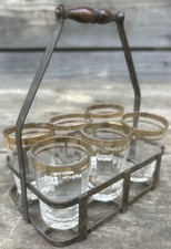 Nécessaire Cave à Liqueur Porte Bouteille Verre Napoleon III XIXeme Empire