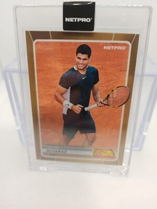 2022 NETPRO CARLOS ALCARAZ RC GREEN SHIRT 1 OF 2000 ROOKIE CARD LIMITED EDITION