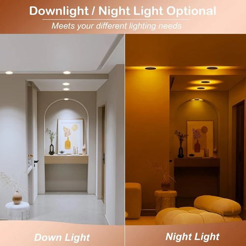 24Pack 6 Inch 5CCT Recessed Light with Night Light,Canless LED Recessed Lighting - Picture 15 of 20