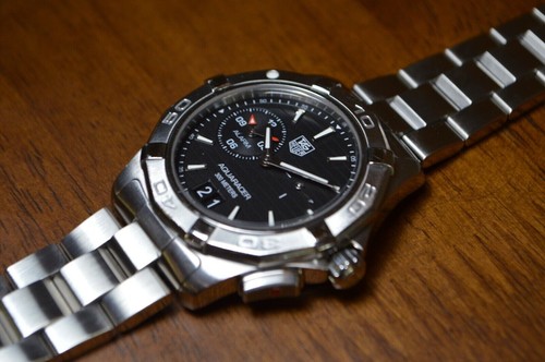 Orologio al quarzo TAG Heuer Aquaracer Grande data sveglia -- WAP111Z.BA0831 - Foto 2 di 10