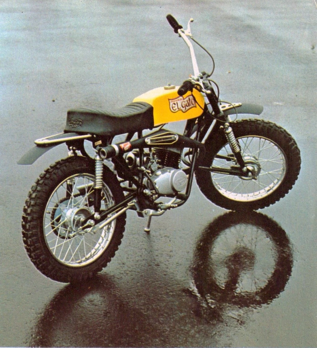 MUSKIN EL GATO 80CC PHOTO VINTAGE MINI BIKE MINICYCLE