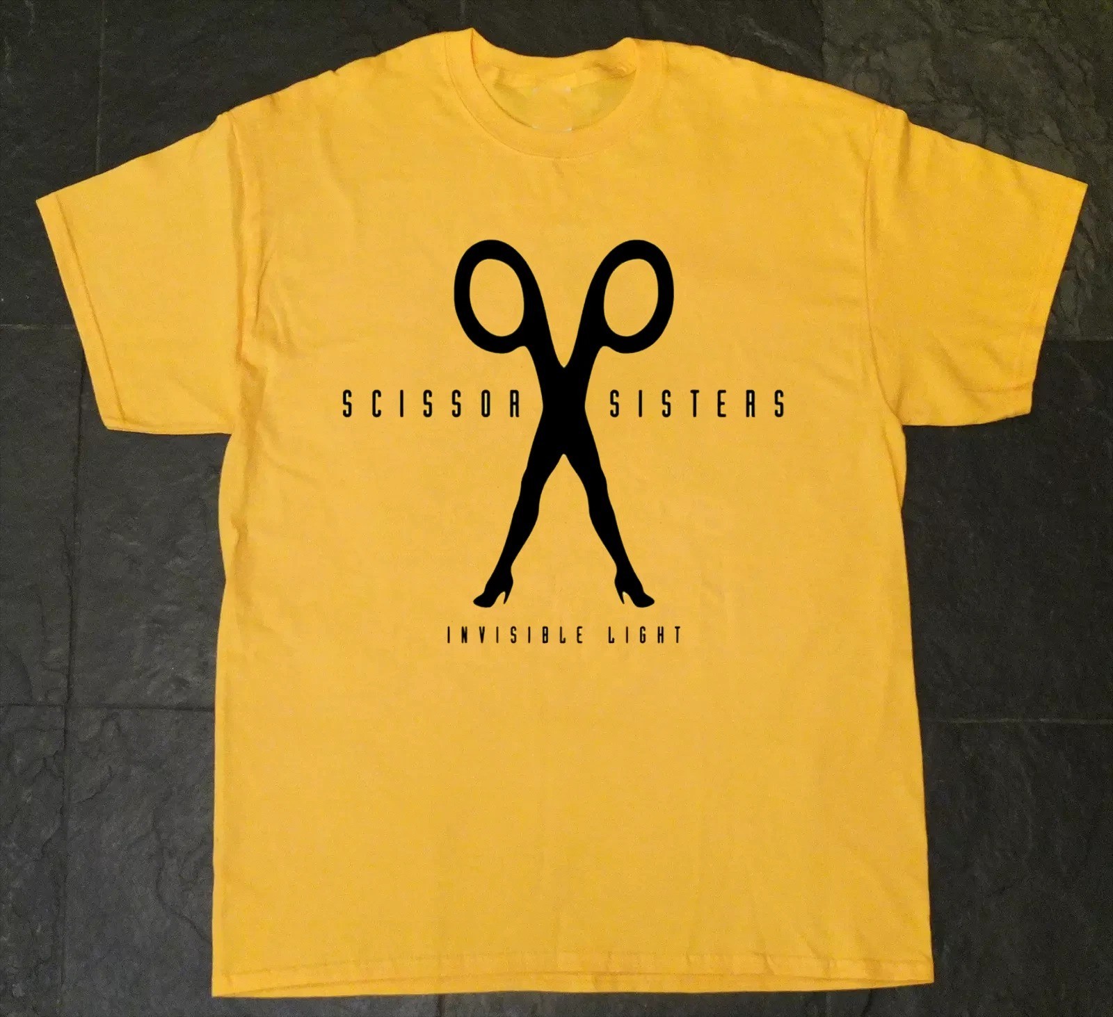 Hot Scissor Sisters Band Invisible Light Yellow S to 5XL Shirt VK252