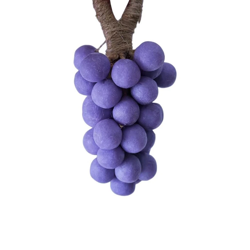 Grape Soap On A Rope Handmade Grape Shaped Soap Colors Natural,Remove Grea T1K2 - Image 2 of 4