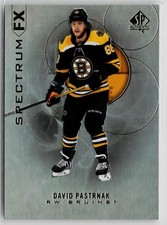 David Pastrnak - 2020-21 SP Authentic Spectrum FX #S-1 Boston Bruins
