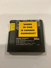 Where in Time Is Carmen Sandiego (Sega Genesis, 1992) cartridge only FAST SHIP