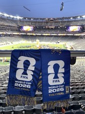 Official FIFA World Cup 2026 Final Scarf New York New Jersey July 19, 2026 NWT