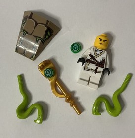 Vintage LEGO NINJAGO Rise Of The Snakes Minifigure Parts & Accessories Lot ~READ