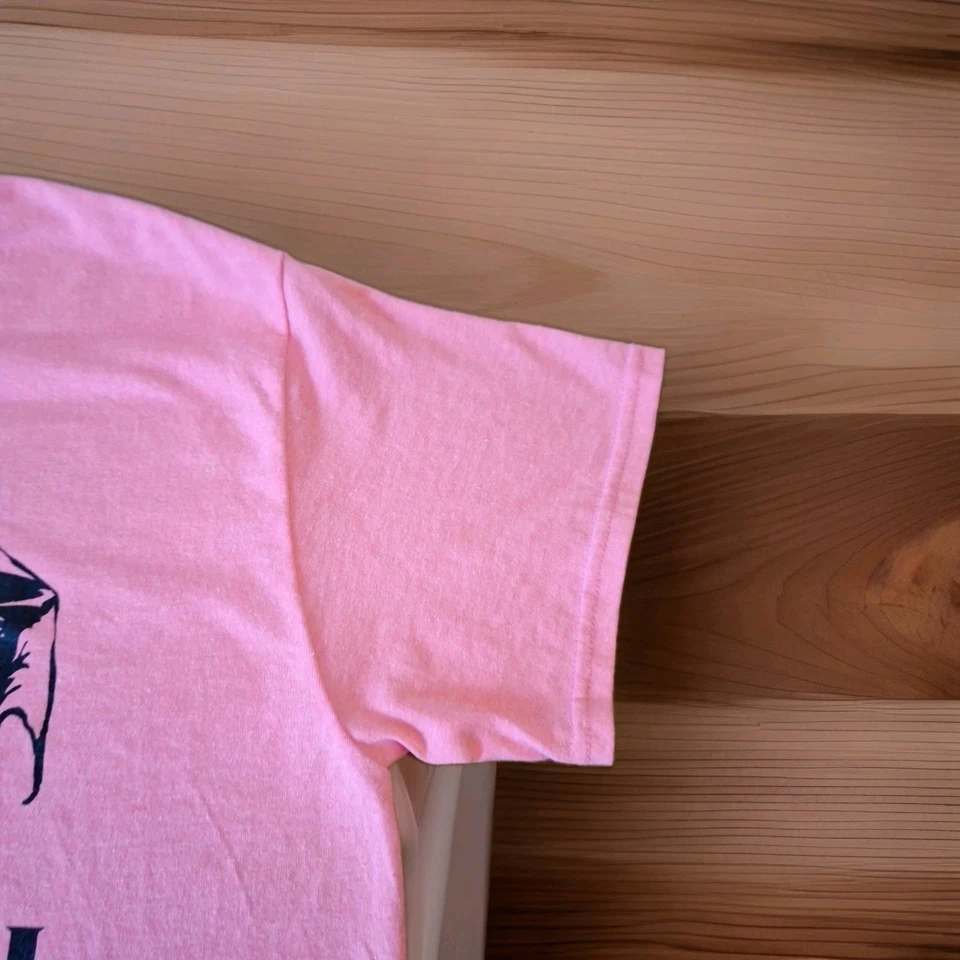 Mothman Point Pleasant WV T 恤热粉色男式中号隐密城市传奇 UFO  — 第 4/4 张图片