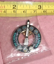 NASA Iridium 5th Launch Motorola Satellite Lapel Pin
