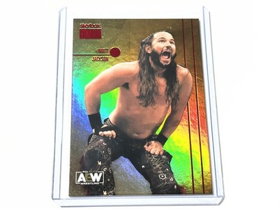 2022 AEW Skybox Metal Universe Matt Jackson Premium Gold Star Card PP-20