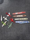 Vintage Matchbox Military Diecast Vehicles Lesney 76 Ship, Helicopter LOT of 10