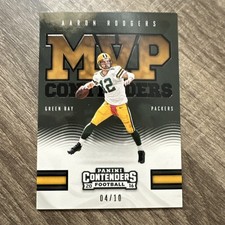 Panini 2016 Contenders Aaron Rodgers MVP Contenders Insert #4/10 Packers